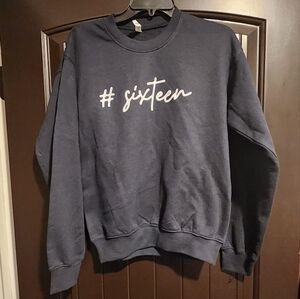 NWOT #16 Sweatshirt, Size Small